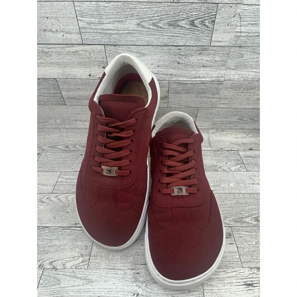 Barebarics Burgundy Suede Lace‎ Up Sneakers Men Size US 7.5 EU 40 UK 6.5